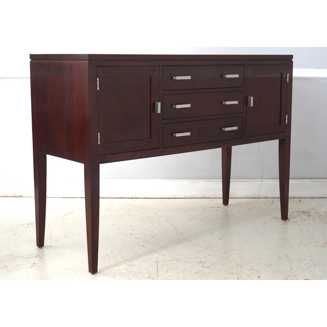 Age: c2005 Details: Dark Cherry Finish Metropolitan Collection Dovetailed Drawer Construction High Quality Construction...