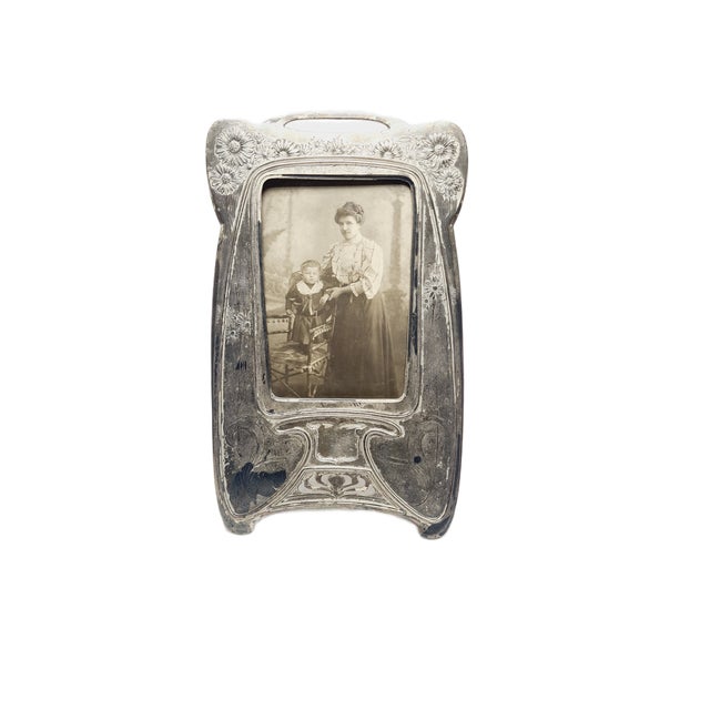 Art Nouveau Bronze Frame, Denmark, 1900s For Sale - Image 3 of 17