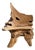 Vintage Organic Modern Teak Root Chair For Sale