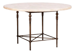 Montecito Outside Dining Table in Bronze Finish by Michael Taylor