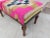 Pink Kilim Upholstered Piano Bench For Sale - Image 9 of 9