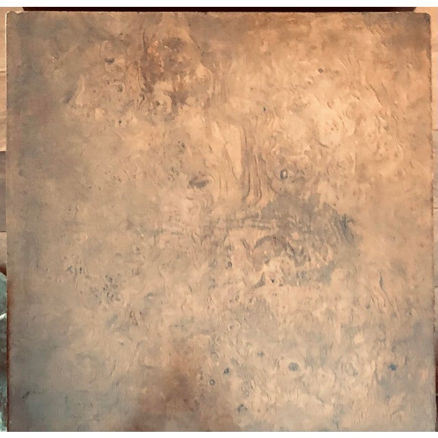 1960s Pair Vintage Drexel Burled Carpathian Elm End Tables For Sale In West Palm - Image 6 of 8