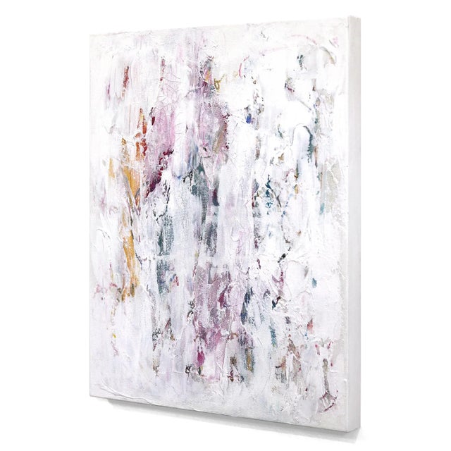 Rapture - Textural Contemporary Abstract Minimalist Painting Original Artwork by Le BohemianMuse For Sale In Los Angeles - Image 6 of 9