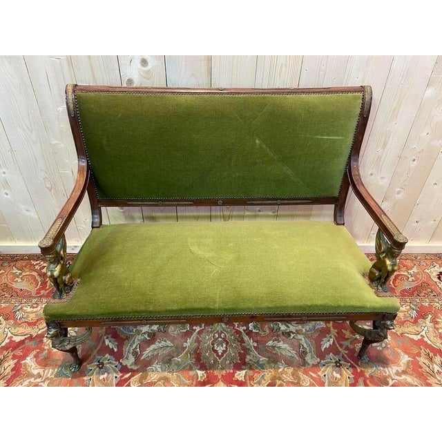 Vintage Empire Sofa For Sale - Image 6 of 8
