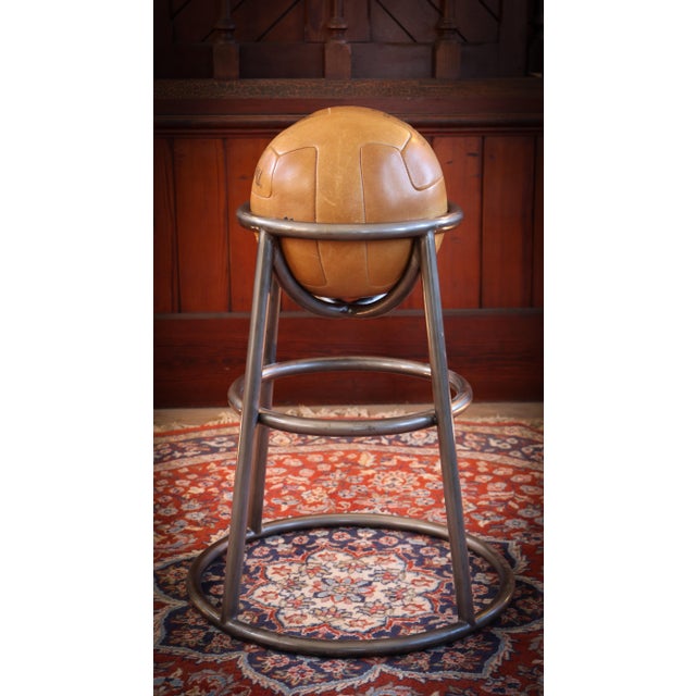 Barball Stool in Leather by Timothy Oulton, 2010s For Sale - Image 16 of 18