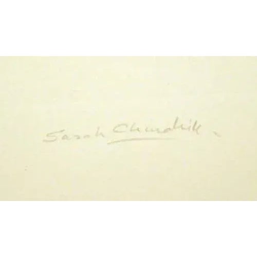 1980s 1980s Sarah Churchill "I Can Manage.." Signed Embossed Lithograph For Sale - Image 5 of 6