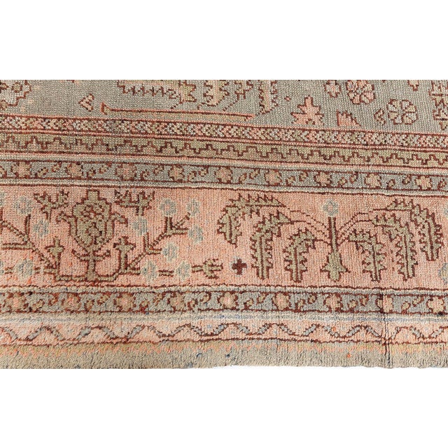 1920s Turkish Oushak Rug For Sale - Image 4 of 9