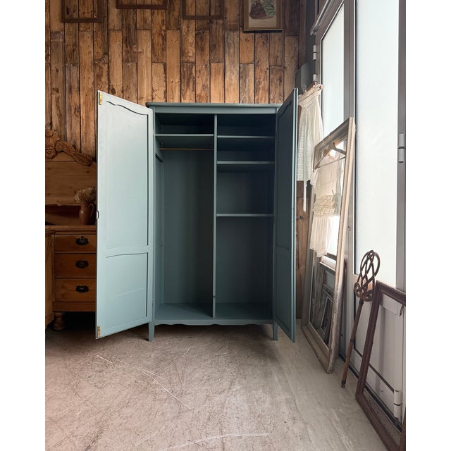 Vintage Wardrobe with Hanging Space, 1950s For Sale - Image 3 of 16