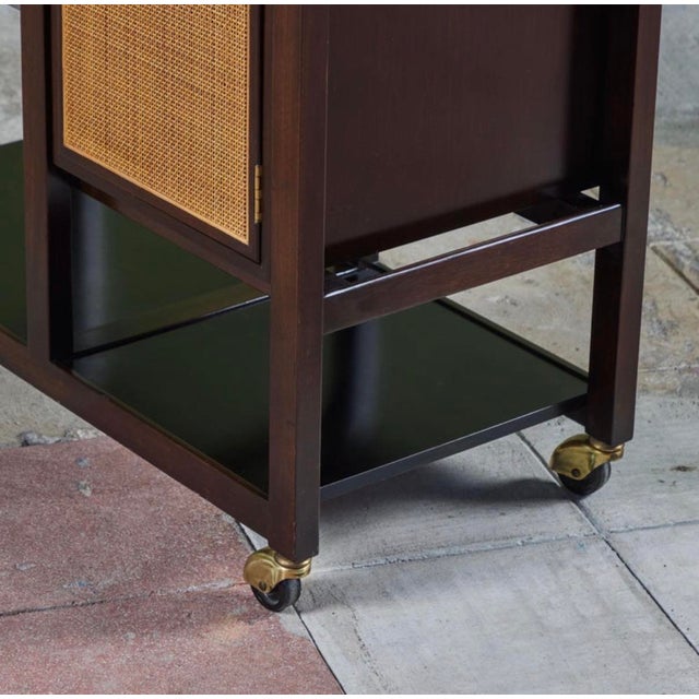 1960s Edward Wormley Bar Cart for Dunbar For Sale - Image 11 of 14