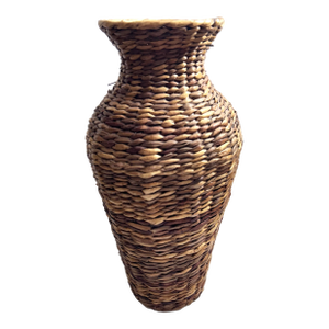 1980s Tall Wicker Basket 22”