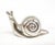 Set of 8 Silver-Tone Snail & Turtle Place Card Holders – Whimsical / Coastal Cottage For Sale - Image 9 of 10