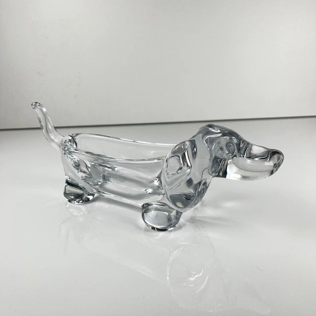 Crystal Dachshund Trinket Dish, 1960s For Sale - Image 4 of 10