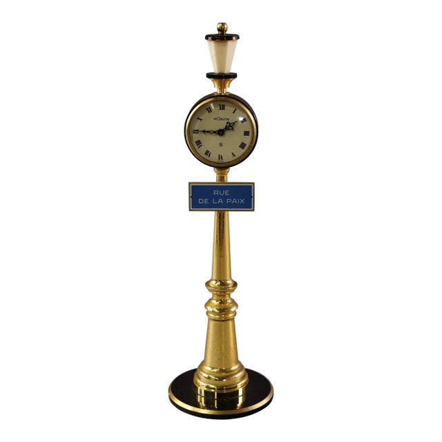 Jaeger Le Coultre Roue De La Paix Street Lamp Post Clock For Sale