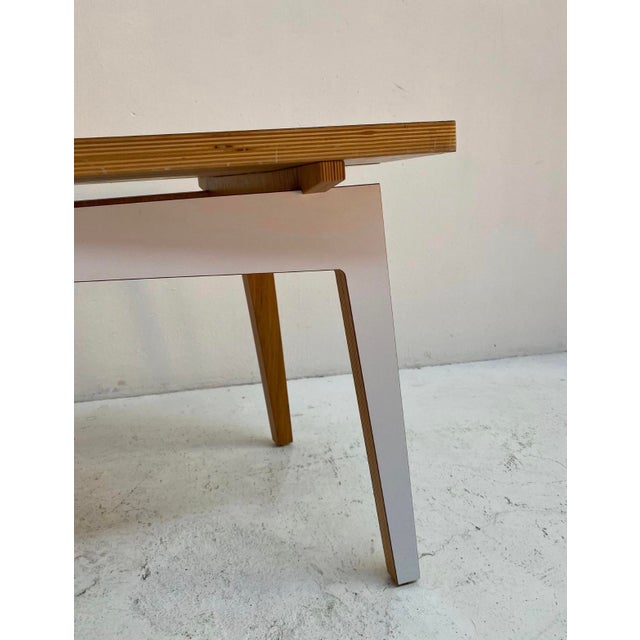 White Norwegian Dining Chairs with Geometric Design, 1980s, Set of 4 For Sale - Image 8 of 15