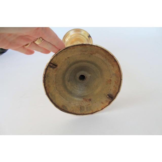 Vintage Freestanding Brass Floor Ashtray For Sale - Image 12 of 12
