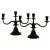 Black Large Candelabra in Disko Metal by Just Andersen - A Pair For Sale - Image 8 of 8