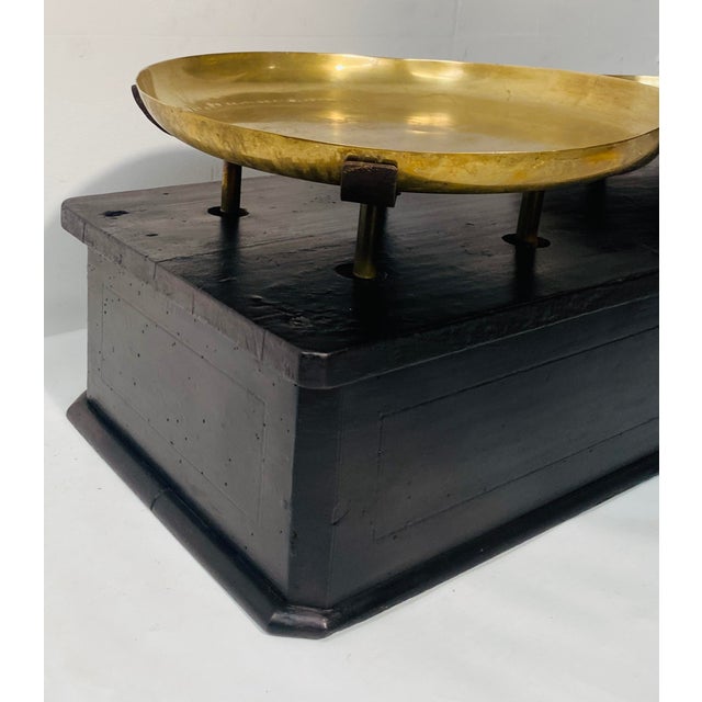 Wood Antique Napoleon III Bakery Scales For Sale - Image 7 of 10