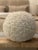 Large Round Sherpa Sphere Accent Pillow in Pearl Natural For Sale In Los Angeles - Image 6 of 8