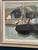 Carl Berndtsson, Fishing Boats in the Harbour, 1950s, Oil on Canvas, Framed For Sale - Image 10 of 11