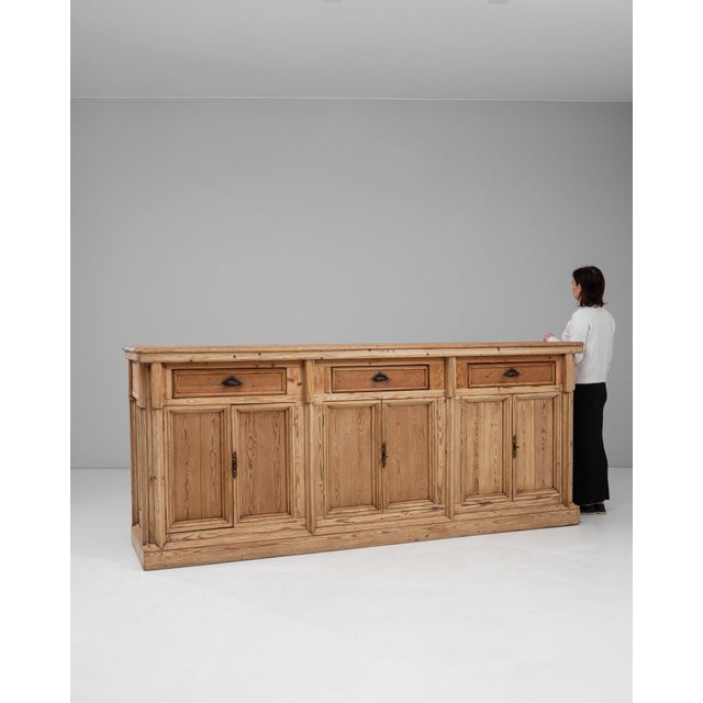 19th Century France Tan Wood Storage Cabinets & Cupboards For Sale - Image 9 of 11
