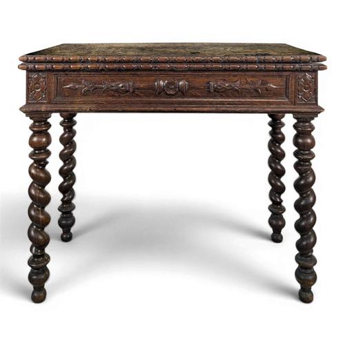 Louis XIII Oak Gaming Table For Sale - Image 10 of 10