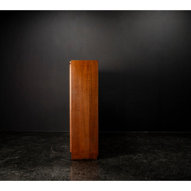 Art Deco Cabinet in Walnut by Bruno Paul for Veb Deutsche Werkstätten Hellerau, 1930s For Sale - Image 14 of 18