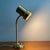 Beautiful vintage golden aluminum lamp from t. Roste & co designer lamp from norway, 1960s. a not easy to find table or...