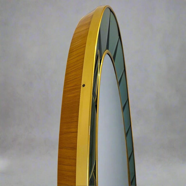 Late 29th Century Cristal Arte Large Scale Oval Floor Mirror For Sale - Image 14 of 18
