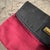 Elegant 1960s Vintage Sorelle Fontana Silk and Leather Evening Clutch For Sale - Image 4 of 12