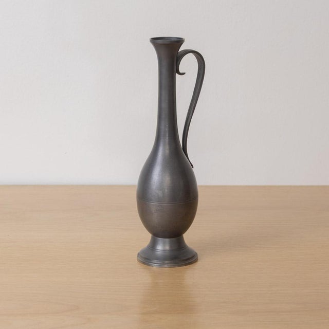 French 1930s French Pewter Bud Vase For Sale - Image 3 of 12