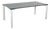 Dark Grey Dining Table with Silver Legs from Rosenthal For Sale