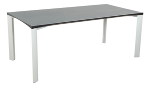 Dark Grey Dining Table with Silver Legs from Rosenthal