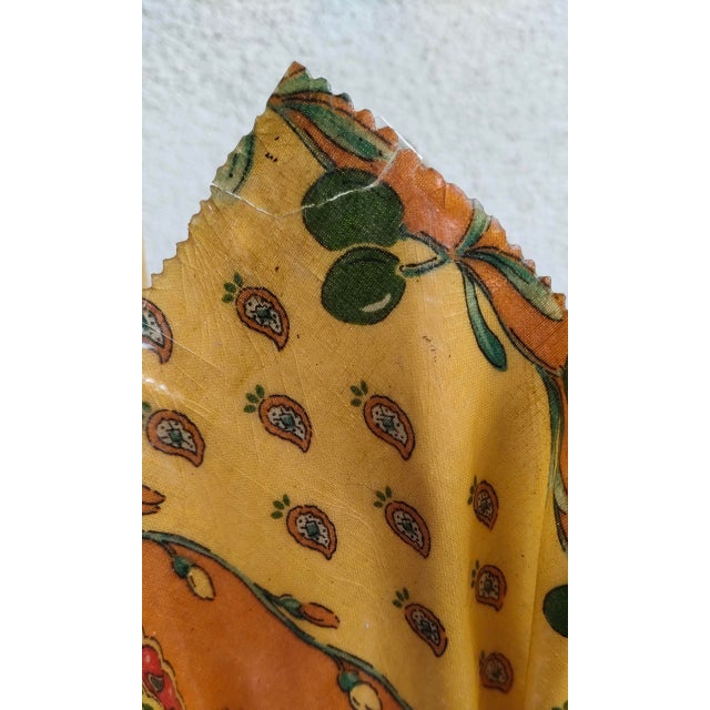 Textile Vintage Pleated Table Lamp, 1980s For Sale - Image 7 of 8
