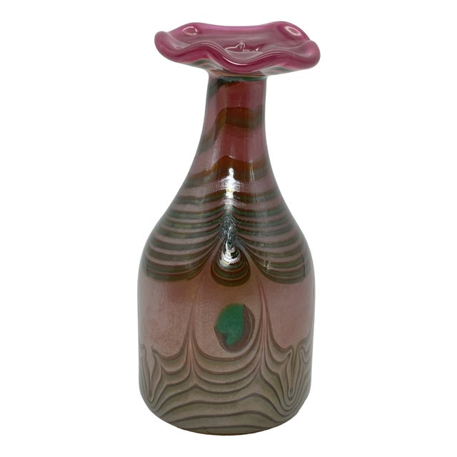 Glass Vase by Erwin Eisch, 1980s For Sale