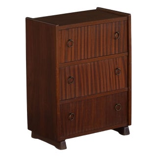 Danish Modern Chest of Drawers in Mahogany by Frits Henningsen, 1940s For Sale
