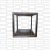 1970s Chrome Tubular Cube Cocktail Table W/Smoke Glass Pane Shelves in the Style of Milo Baughman For Sale - Image 10 of 12
