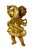Matching Pair Vintage Osvaldo Moroder Val Gardena Wood Carved Cherubs Angels Putti 11" For Sale In Dallas - Image 6 of 10