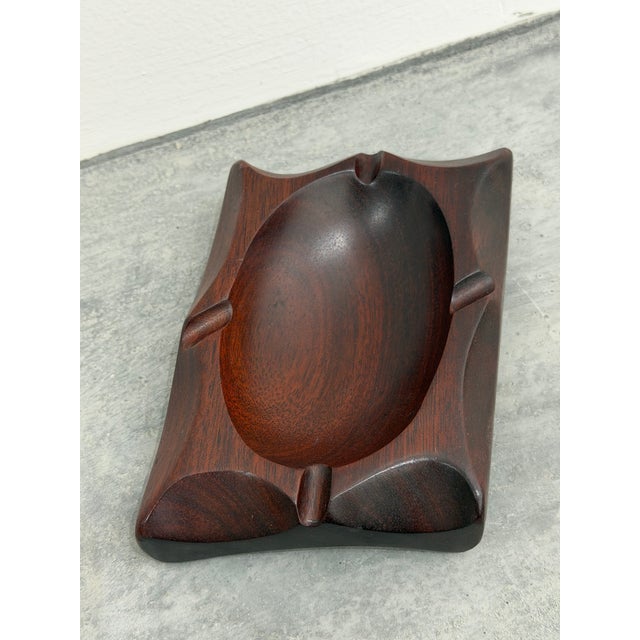 Brazilian Modern Jacaranda Wood Ashtray or Catchall, 1980s For Sale - Image 10 of 12