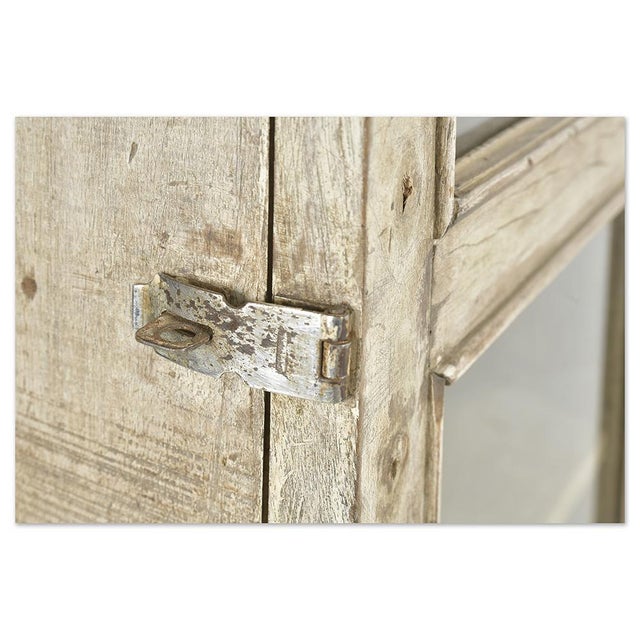 Small Wall Display Case in Patinated Wood For Sale - Image 5 of 7