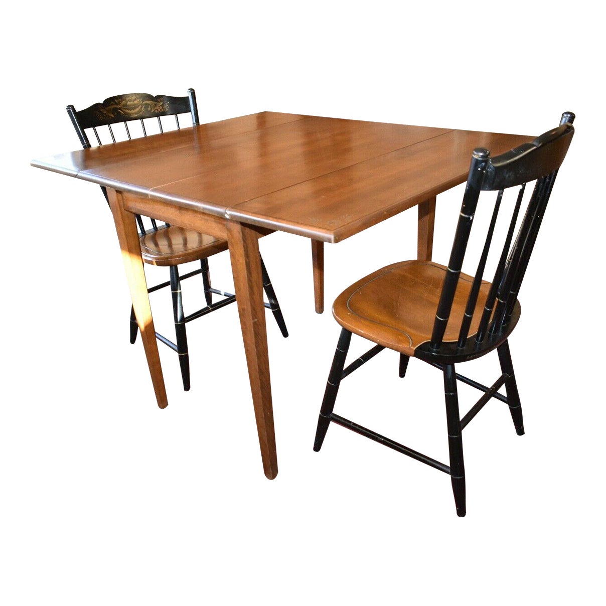 Vintage Hitchcock Dining Set 3 Pieces Chairish