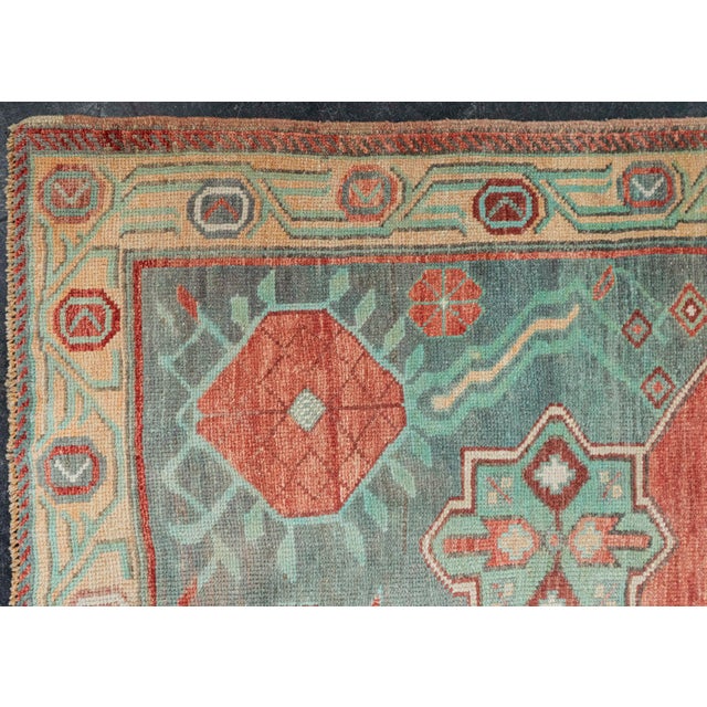 Early 21st Century Turkish Vintage Rug 5' x 11'10" #21122 For Sale - Image 5 of 8