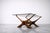 Mid-Century Scandinavian Modern Glass and Walnut Condor Coffee Table by Fredrik Schriever-Abeln for Örebro Glass, 1960s For Sale - Image 4 of 17