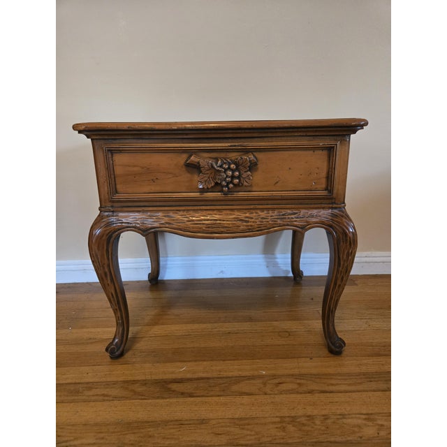 Mid 20th Century French Provincial Style Dresser & Nightstands – ‘Fraiser’, 3 Pieces For Sale - Image 12 of 14