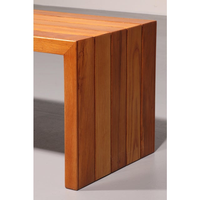 Mid-Century Italian Beechwood Bench, 1960s For Sale - Image 11 of 12