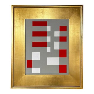 Aron “Grey Gray” Abstract Painting 26x30 For Sale