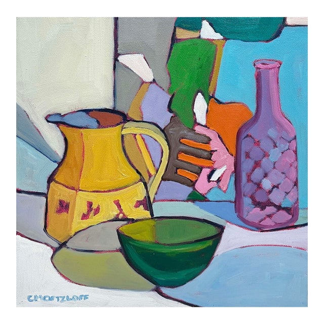 Chromatic Table, Original Oil For Sale