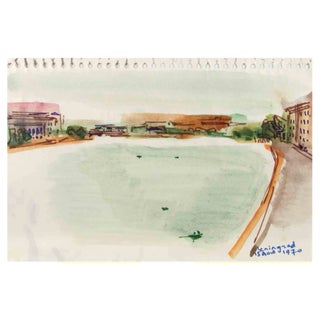 Reynold Arnould, Leningrad, Drawing on Paper, 1970 For Sale