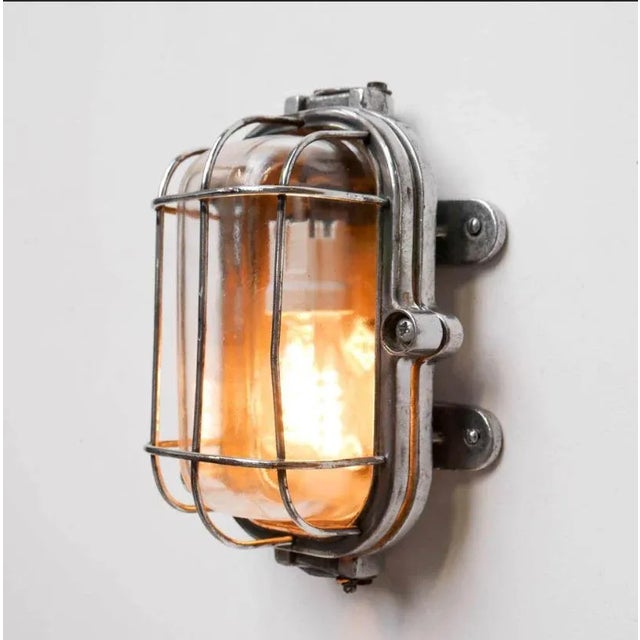 CCCP Transparent Mesh Wall Light, 1950s For Sale - Image 4 of 5
