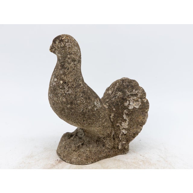 Concrete Dove Garden Ornament, England 20th Century For Sale - Image 9 of 9