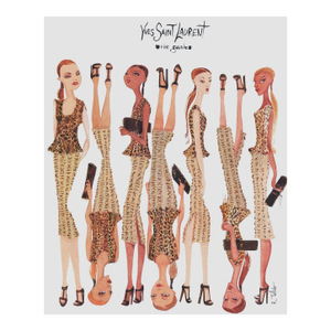 2006 Vintage Fashion Print for Yves Saint Laurent by R Toledo